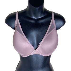 Thirdlove bra 24/7 classic contour plunge bra 32F purple